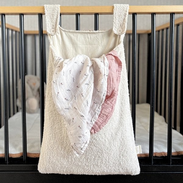 Opbergzak – Boxzak – Teddy stof – XL variant - Beige