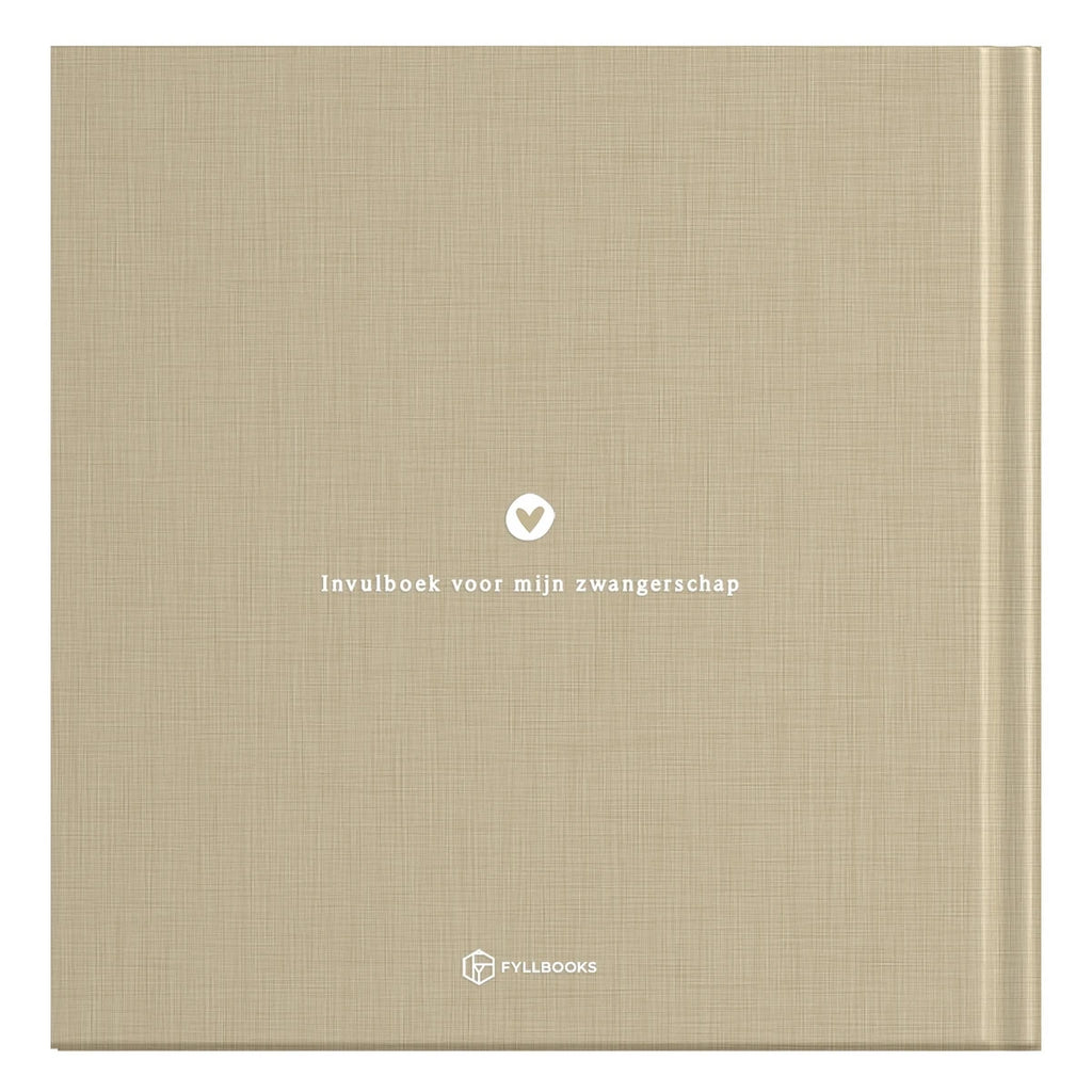 Mijn zwangerschapsdagboek - Linnen Taupe