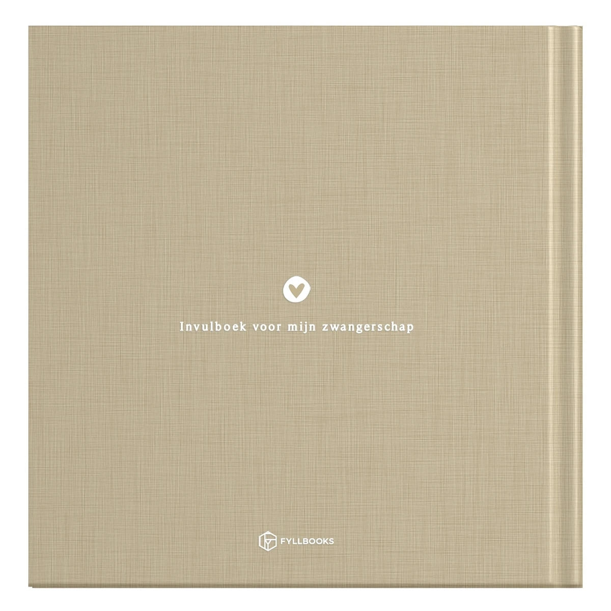 Mijn zwangerschapsdagboek - Linnen Taupe
