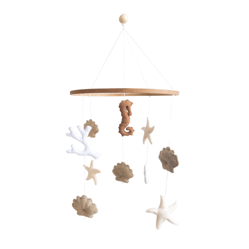 Babymobiel - Zeepaard en schelpen