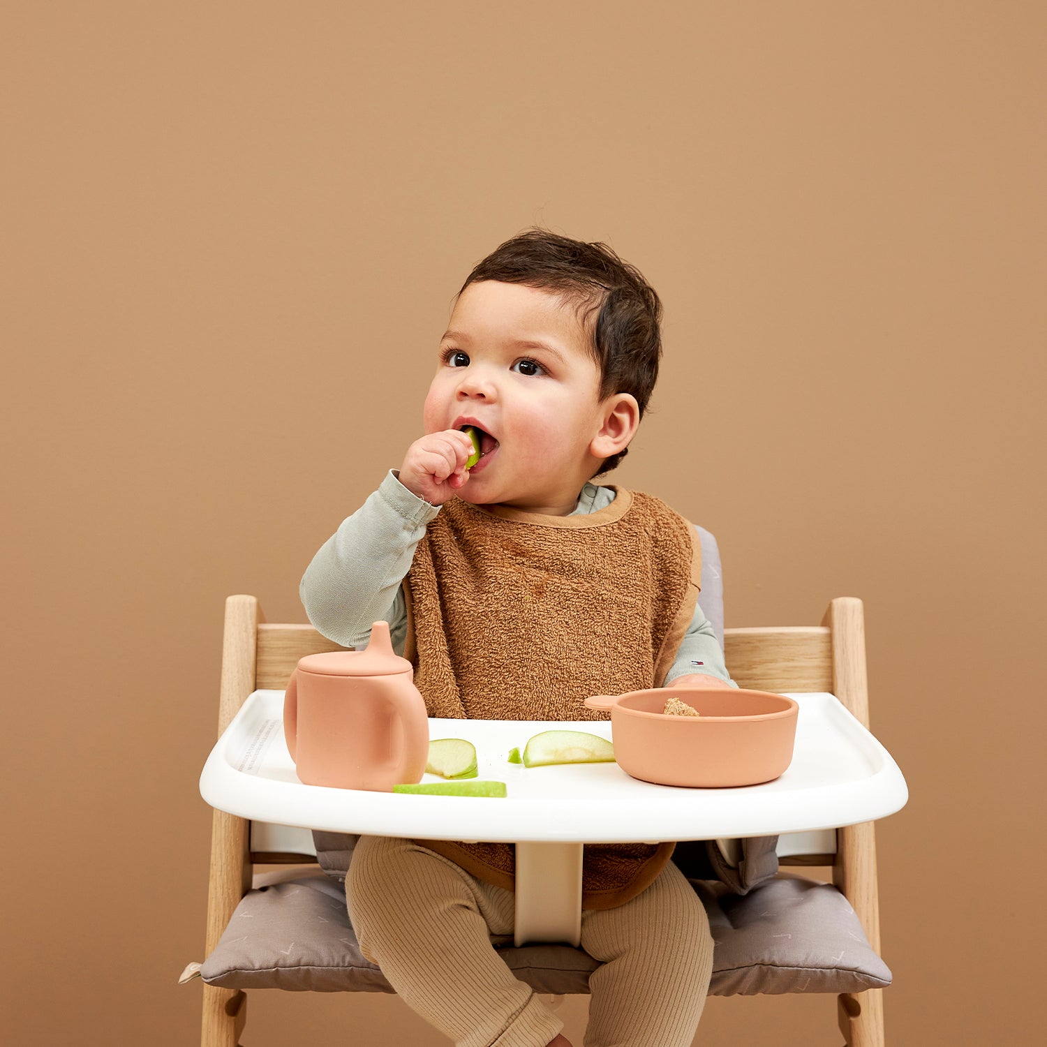 Slab klittenband Offwhite/Sand/Toffee 26x31cm - 3-Pack