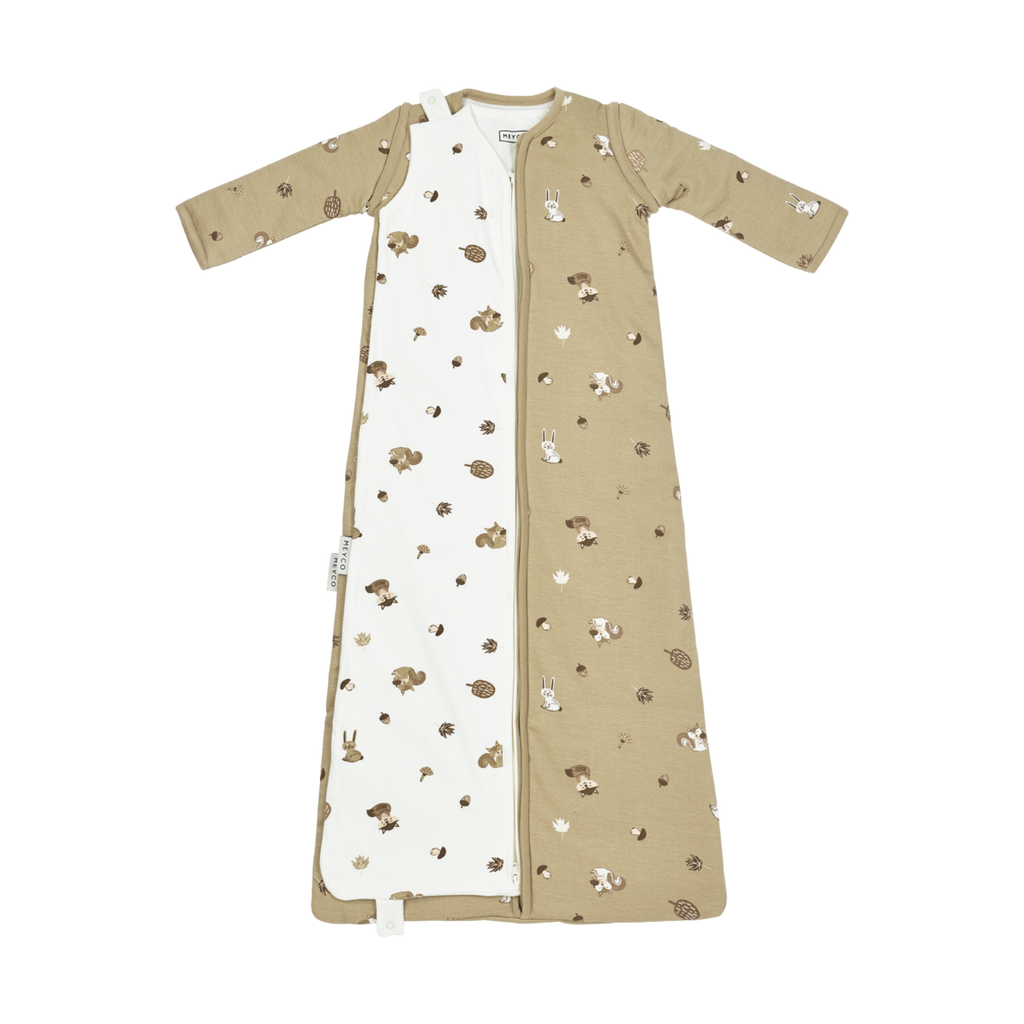 Slaapzak 4-seizoenen Forest Animals Sand - One Size