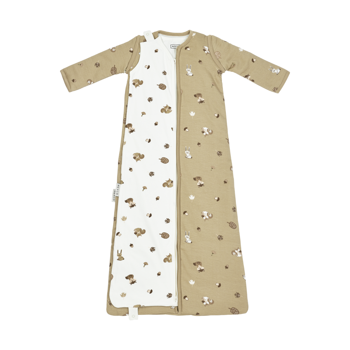 Slaapzak 4-seizoenen Forest Animals Sand - One Size