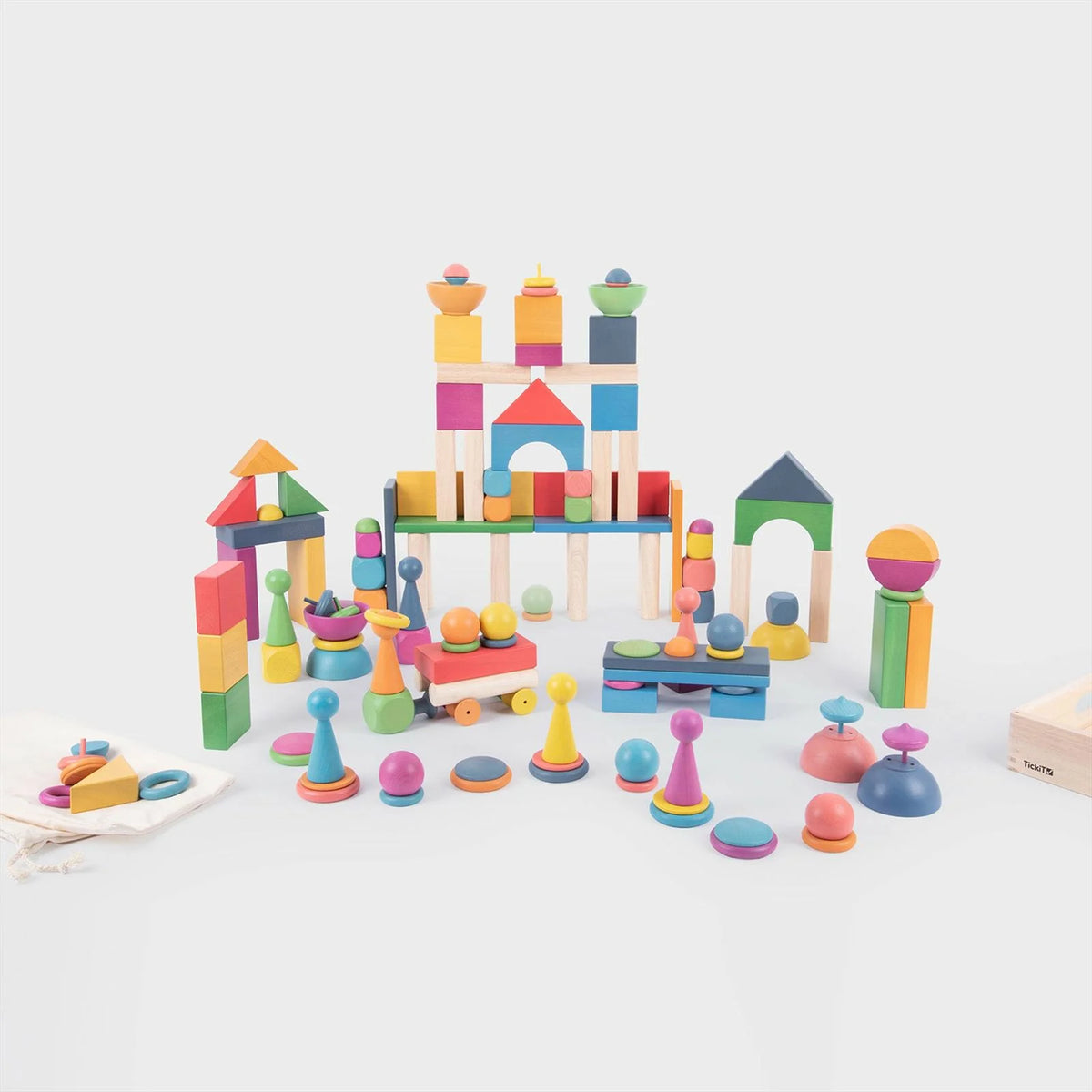 Tickit Regenboog Houten Superset